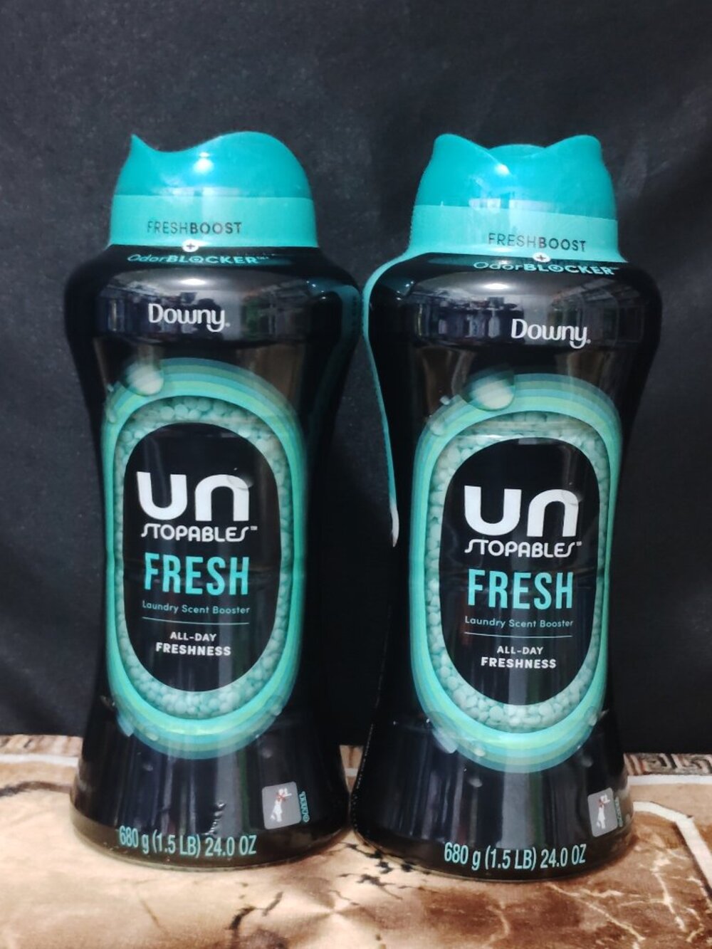 Downy Fresh Scent Unstopables In-Wash Laundry Scent Booster Beads - 24oz Each